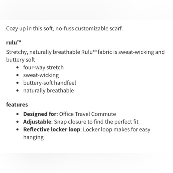 LULULEMON ATHLETICA Vinyasa Scarf *Rulu in‎ Space Dye Seal Gray Deep Cool - Picture 4 of 10